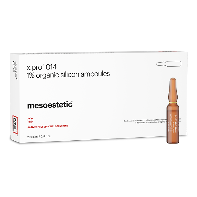 meso.prof x.prof 014 1% organic silicon ampoules 1% organic silicon ampoules